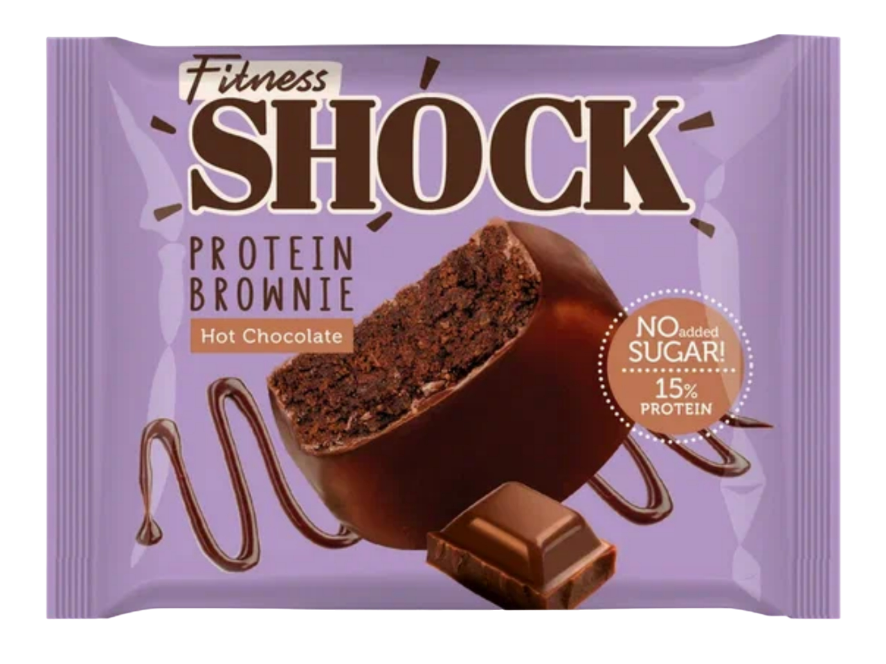 Купить Брауни FitnesSHOCK "Брауни Горячий шоколад" 50 гр для кофейни ...